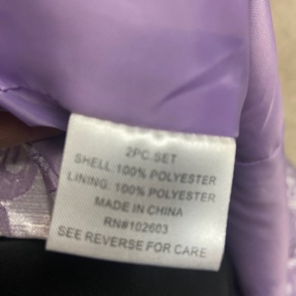 Lovely Lavendar formal dress with jacket - Picture 7 of 7